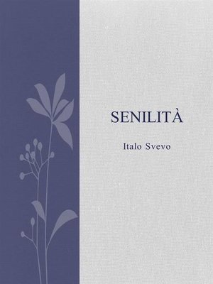cover image of Senilità